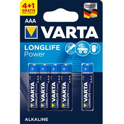 Varta 4903121415 Longlife Power AAA (LR03) alkáli mikro ceruza elem 4+1db/bliszter