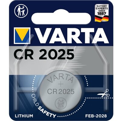 Varta 6025112401 CR2025 lítium gombelem 1db/bliszter