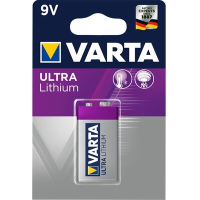 Varta 6122301401 Professional 9V Lithium elem 1db/bliszter