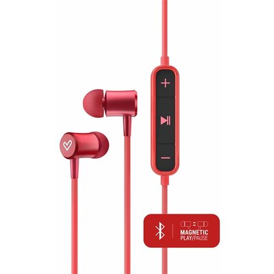 Energy Sistem EN 449163 Earphones BT Urban 2 Bluetooth mikrofonos piros fülhallgató