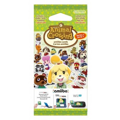 Amiibo Animal Crossing: Happy Home Designer Vol.1 3 darabos kártya csomag