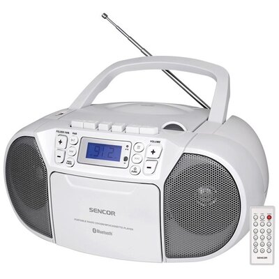 Sencor SPT 3907 W kazettás fehér CD-s rádió