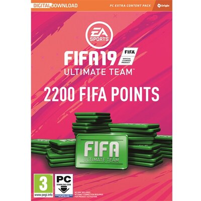 FIFA 19 2200 FUT POINTS PC játékszoftver