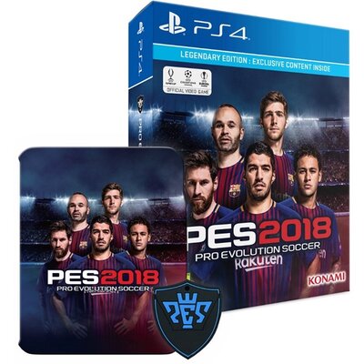 PES 2018 Legendary Edition PS4 játékszoftver