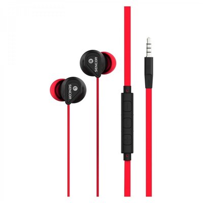 Sencor SEP 172 piros mikrofonos fülhallgató