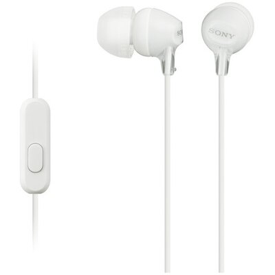 Sony MDREX15APW.CE7 fehér mikrofonos fülhallgató
