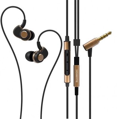 SoundMAGIC PL30+C In-Ear fekete mikrofonos fülhallgató