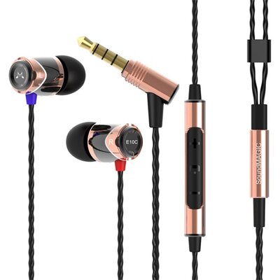 SoundMAGIC SM-E10C-03 In-Ear fekete-arany fülhallgató headset