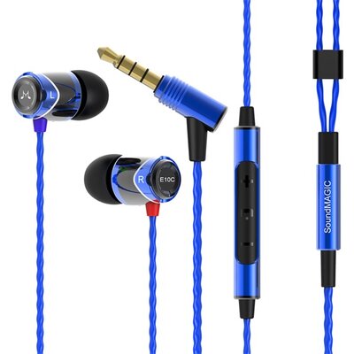 SoundMAGIC SM-E10C-04 In-Ear kék-fekete fülhallgató headset