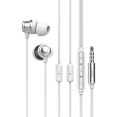 UiiSii K8 két mikrofonos fehér fülhallgató