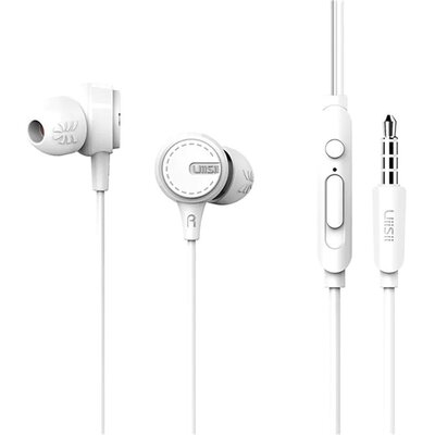 UiiSii U8 mikrofonos fehér fülhallgató