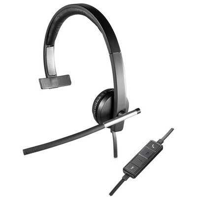 Logitech H650e USB fekete vezetékes mono headset