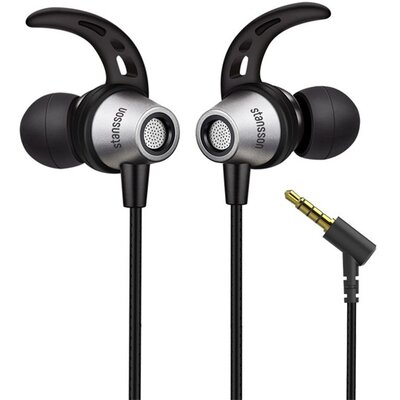 Stansson HE-104-BL 3,5mm jack fekete fülhallgató