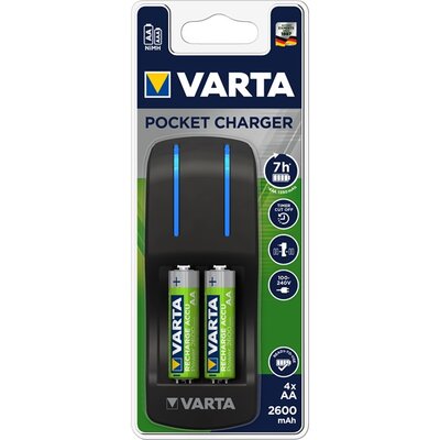 Varta 57642101471 Pocket Töltő + 4x2600mAh akku