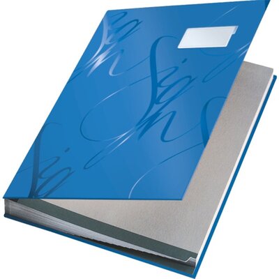 Leitz Design 18 részes kék aláírókönyv