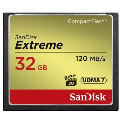 Sandisk 32GB Compact Flash Extreme memória kártya