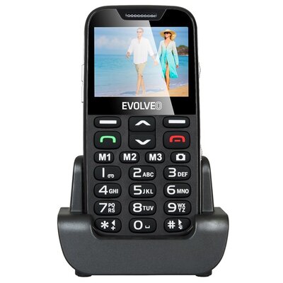 Evolveo Easyphone XD EP-600 2,3" fekete mobiltelefon