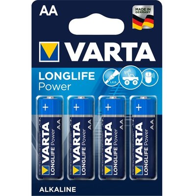 Varta 4906121414 Longlife Power AA (LR6) alkáli ceruza elem 4db/bliszter