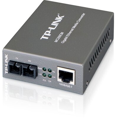 TP-Link MC200CM RJ45 GbE SC multi mode média konverter