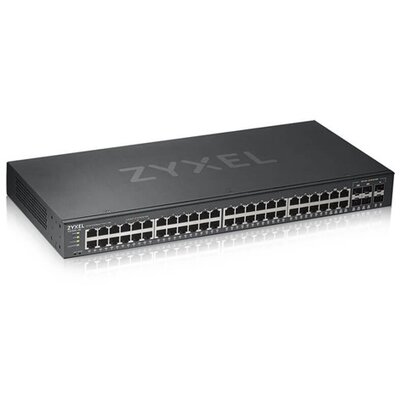 ZyXEL GS1920-48v2 48port GbE LAN 4port Gbe combo RJ45/SFP L2 menedzselhető switch