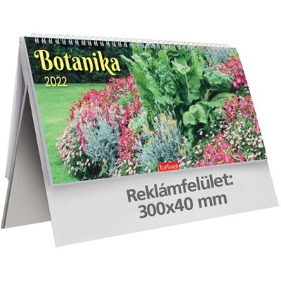 Kalendart 2022-es T063 botanika álló papír asztali naptár