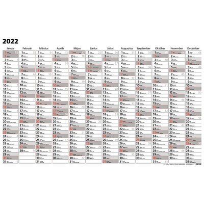 Kalendart 2022-es T100 Terminus A0 plakátnaptár