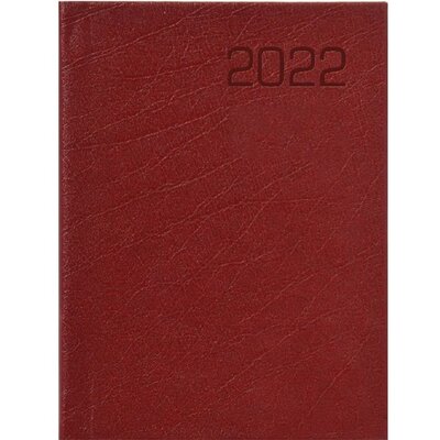 Kalendart Economic 2022-es E031 bordó mini zsebnaptár