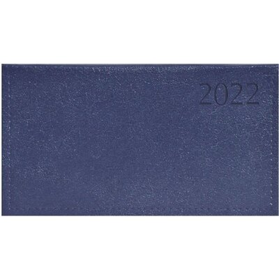 Kalendart Traditional 2022-es T030 kék fekvő zsebnaptár