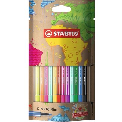 Stabilo mySTABILOdesign Pen 86 Mini 12db-os vegyes színű tűfilc készlet