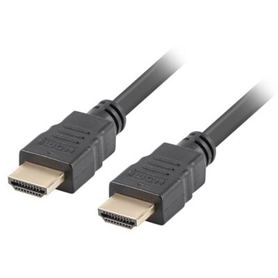 Lanberg 1m HDMI apa - apa fekete kábel