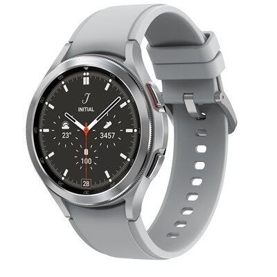 Samsung SM-R890NZSAEUE Galaxy Watch 4 Classic (46mm) ezüst okosóra