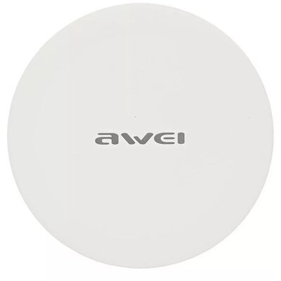 AWEI W6 10W ultra vékony fehér vezeték nélküli töltő