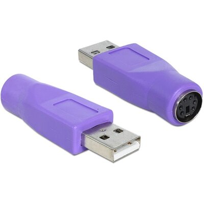 Delock 65461 PS/2 anya > USB-A apa adapter