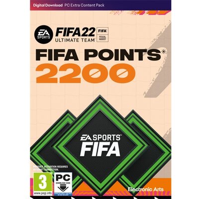 FIFA 22 2200 FUT POINTS PC játék kredit