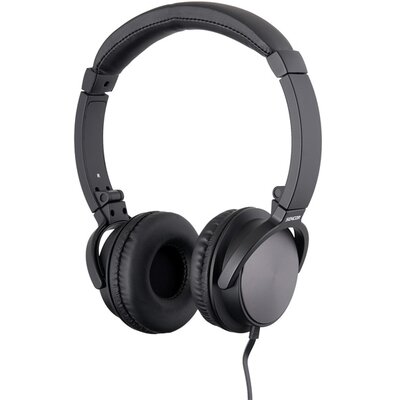 Sencor SEP 433 fekete mikrofonos fejhallgató