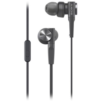 Sony MDRXB55APB Extra Bass mikrofonos fekete fülhallgató
