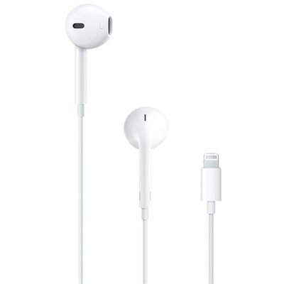 Apple Earpods Lightning csatlakozós távvezérlős fülhallgató headset
