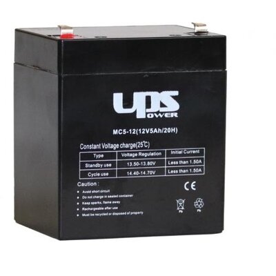 Akku UPS Power 12V 5Ah zselés akkumulátor