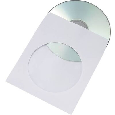 Öntapadó fehér CD/DVD papírtok