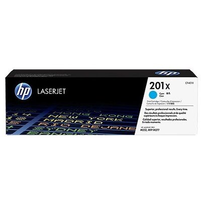 HP CF401X (201X) cián nagykapcítású toner
