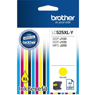 Brother LC525XLY sárga tintapatron