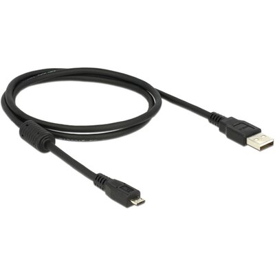 Delock USB2.0–A apa - Micro-B USB apa kábel, 1m