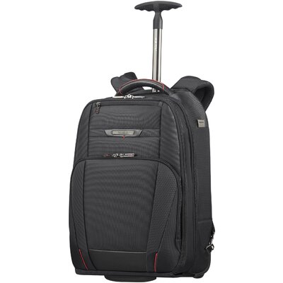 Samsonite PRO-DLX 5 Lapt.backpack/wh. 17.3" fekete gurulós hátizsák