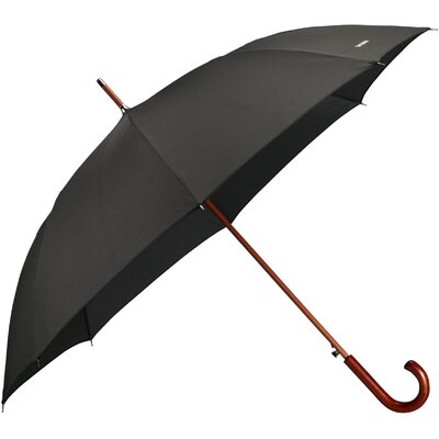 Samsonite WOOD CLASSIC S Stick Man Auto Open fekete esernyő