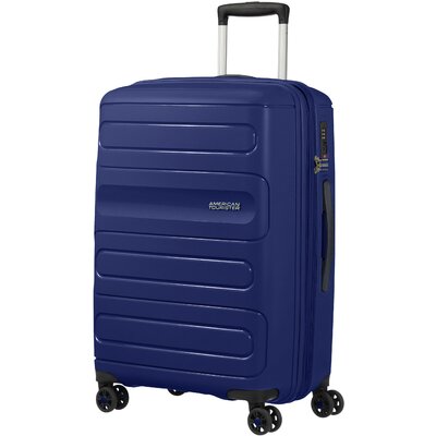 American Tourister SUNSIDE Spinner 68/25 Exp Négykerekű Bőrönd Kék