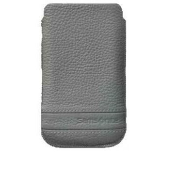 Classic Sleeve L (Grey) - Slim Classic Leather