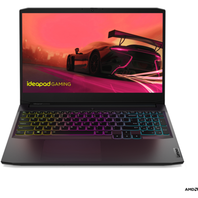 LENOVO IdeaPad Gaming 3 15ACH6 15.6" FHD, AMD Ryzen 5-5600H, 16GB, 512GB M.2 , nV GTX3050-4, NO OS, Black