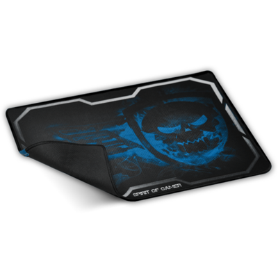 Spirit of Gamer Egérpad - SMOKEY SKULL Blue (430 x 320 x 3mm; kék)