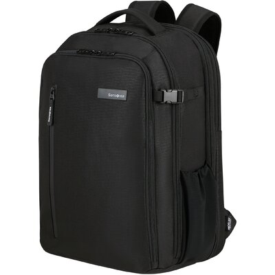 Samsonite ROADER Laptop Backpack L Exp 17.3" fekete bővíthető laptop hátizsák