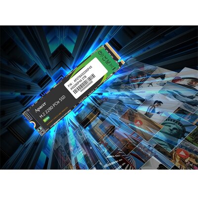 Apacer SSD 512GB - AP512GAS2280P4X-1 (AS2280 Series, Olvasás: 2100 MB/s, Írás: 1700 MB/s, M.2 PCI-E Gen. 3)